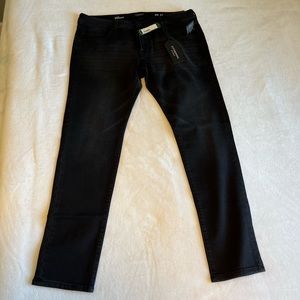 Liverpool Bryant Slim Straight Fit Comfort Stretch Jeans, 40”W x 34”L, Black